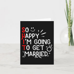 Funny Marriage Gift Hilarious Groom Bride Wedding  Card