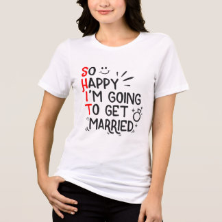 Funny Marriage Gift Hilarious Groom Bride Wedding  Tri-Blend Shirt