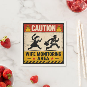 Funny Marriage Humour Napkin