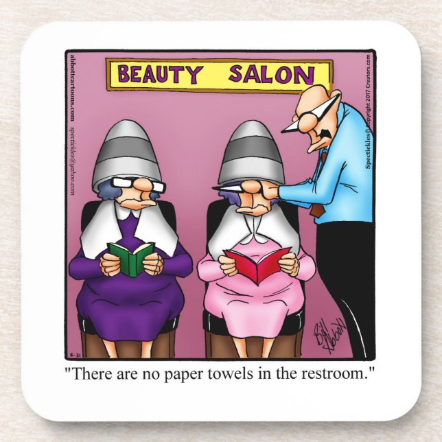 Funny Marriage Humour Plastic Coaster (Front)