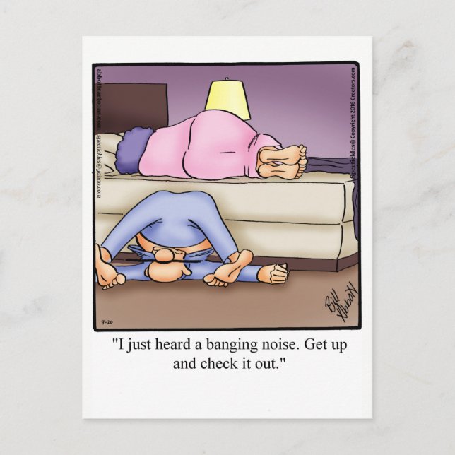Funny Marriage Humour Postcard (Front)