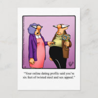 Funny Marriage Humour Postcard