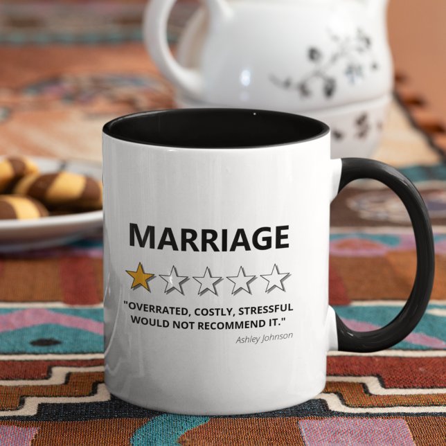 Funny Marriage Would Not Recommend It Mug (Creator Uploaded)