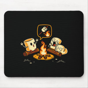Funny Marshmallow Campfire Y Story Roasting Smore Mouse Pad