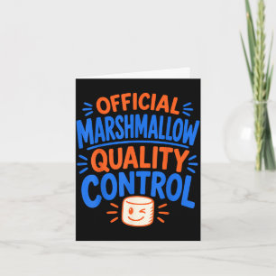 Funny marshmallow  card