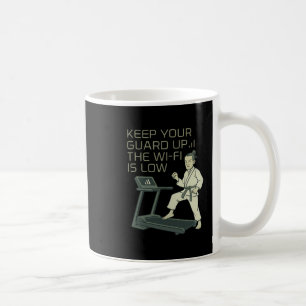 Funny Martial Arts Boxing Keep Your Guard Up Wi-fi Coffee Mug