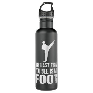 Funny Martial Arts Karate 710 Ml Water Bottle