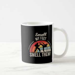 Funny Martial Arts Smell Feet Retro Karate Coffee Mug