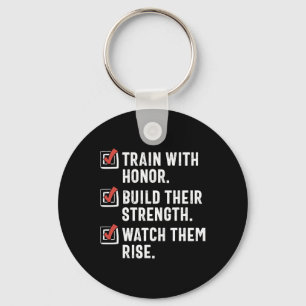 Funny Martial Arts Teacher Karate Instructor Sense Key Ring