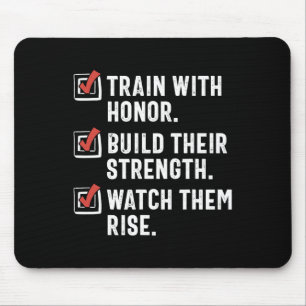Funny Martial Arts Teacher Karate Instructor Sense Mouse Pad