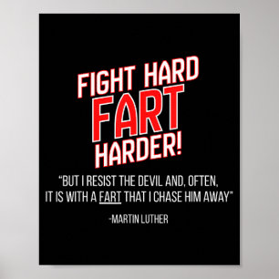Funny Martin Luther Reformation Quote  Poster