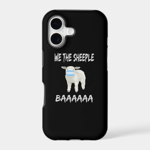 Funny mask sheep sheeple wearing face mask