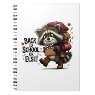 Funny Masked Critter Back To Class Vibe Notebook