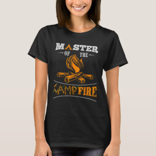 Funny Master of the Campfire Men, Women and Youth  T-Shirt