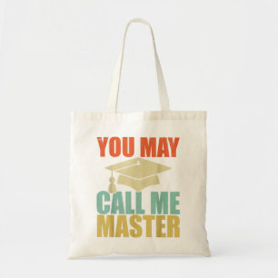 Funny Masters Degree Designs For Men Women MBA Edu Tote Bag