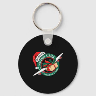 Funny Matching Christmas Operation Christmas Child Key Ring