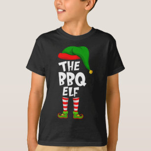 Funny Matching Family Christmas The BBQ Elf T-Shirt
