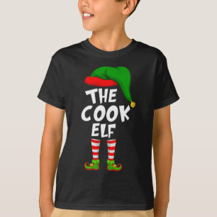 Funny Matching Family Christmas The Cook Elf T-Shirt