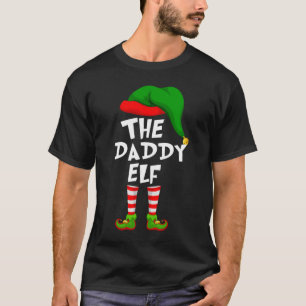 Funny Matching Family Christmas The Daddy Elf T-Shirt