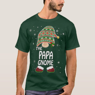 Funny Matching Family Costumes The Papa Gnome Chri T-Shirt