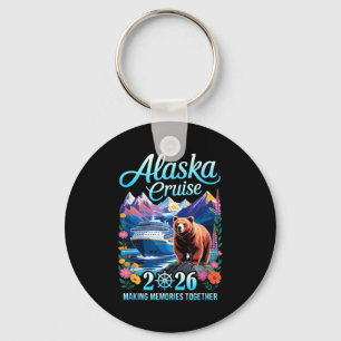 Funny matching family friends and group alaska key ring