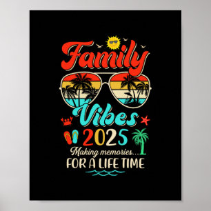 Funny Matching Family Reunion 2025 Making Memories Poster