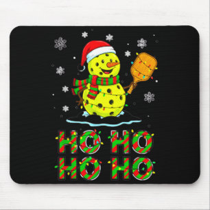 Funny Matching Family Santa Ho Ho Ho Ckleball Chri Mouse Pad