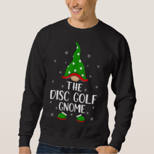 Funny Matching Family The Disc Golf Gnome Christma Sweatshirt
