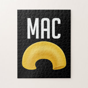 Funny Matching Macaroni And Cheese Halloween Jigsaw Puzzle