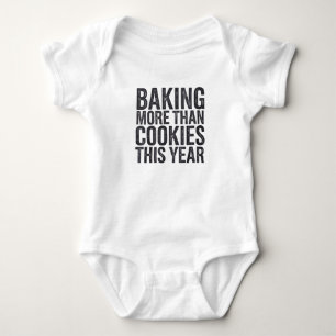 Funny Maternity Christmas Bumps First Xmas Baby Bodysuit