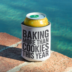 Funny Maternity Christmas Bumps First Xmas Can Cooler