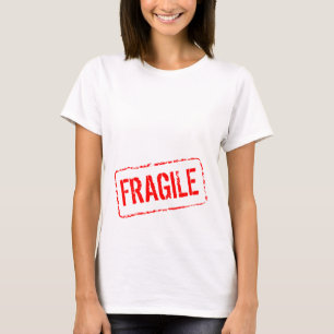Funny maternity shirt   Fragile rubber stamp
