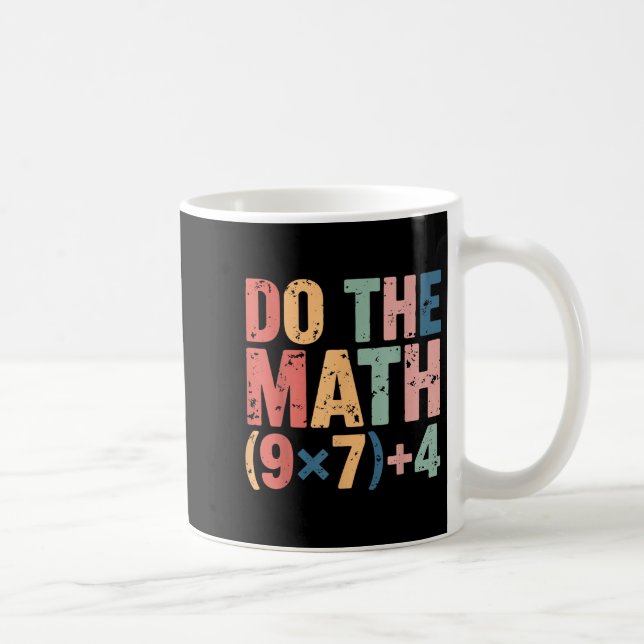 Funny Math 67 Meme Six Seven Coffee Mug (Right)