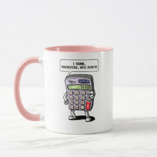 Funny Math Algebra Calculator Mathematics Joke Mug