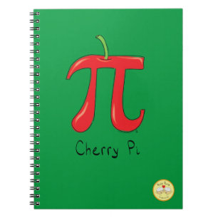 Funny Math Cherry Pi Symbol Notebook