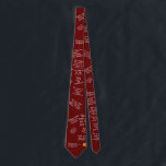 Funny Math Collection Tie - Red All Over Print<br><div class="desc">Funny Math Tie - in Blackboard black</div>