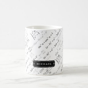 Funny Math Formula for Dad Teacher Student Coffee Mug