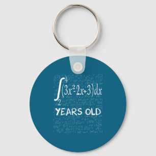 Funny Math Geek 50 Years Old 50th Birthday Integra Key Ring