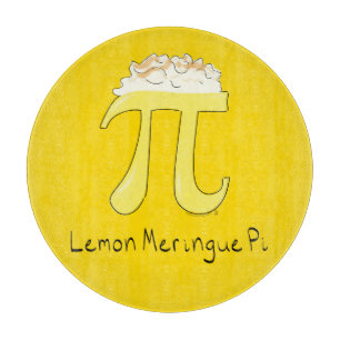 Funny Math Humour Lemon Pi Symbol Cutting Board