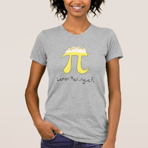 Funny Math Humour Lemon Pi Symbol T-Shirt