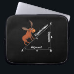 Funny Math Hypotemoose Geometry Moose Joke Pun Laptop Sleeve<br><div class="desc">Funny Math Hypotemoose Geometry Moose Joke Pun design for mathematics lovers.</div>