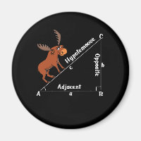 Funny Math Hypotemoose Geometry Moose Joke Pun