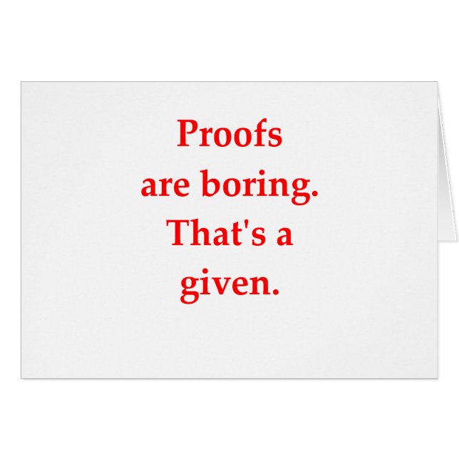 funny math joke (Front Horizontal)