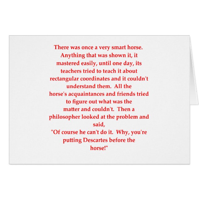 funny math joke (Front Horizontal)