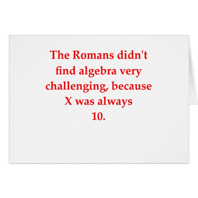funny math joke (Front Horizontal)