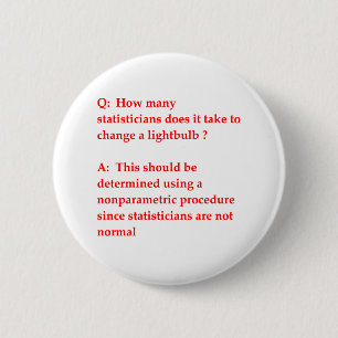 funny math joke 6 cm round badge