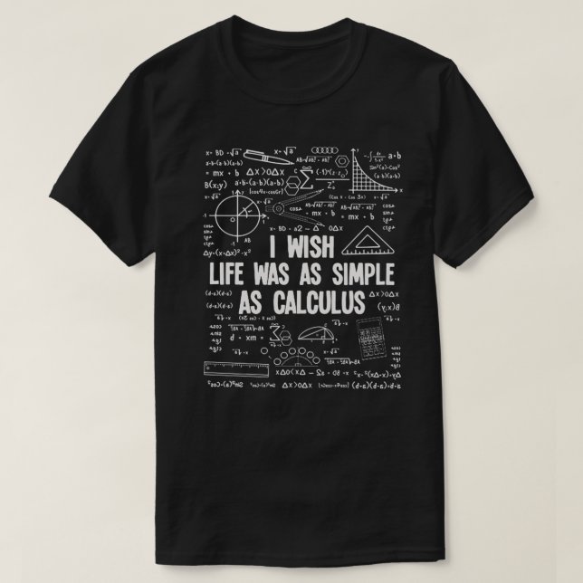 Funny Math Lover Gift  T-Shirt (Design Front)