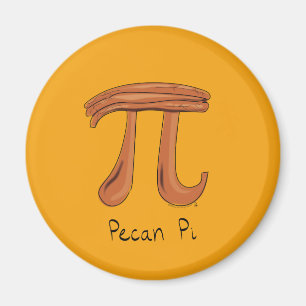 Funny Math Pecan Pi Thanksgiving Fall Magnet
