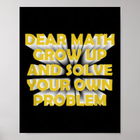 Funny Math Quote For Girls Boys Teens Men Women De