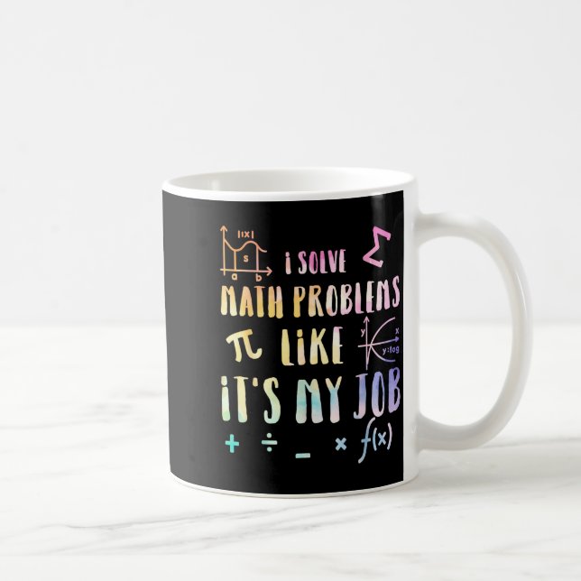 Funny Math Quote For Teacher Student Stem Geek Gif Coffee Mug (Right)